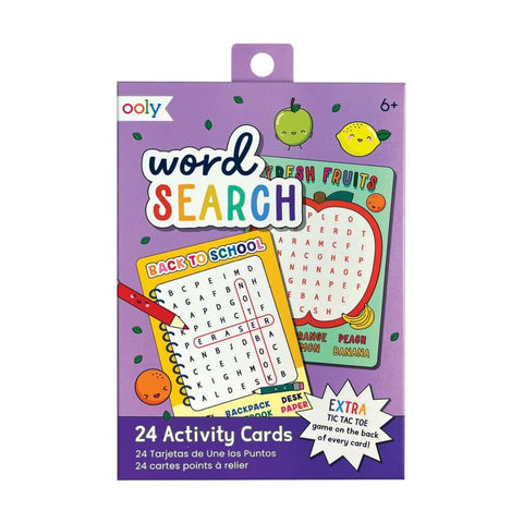 Ooly Activity Cards  -  Word Search