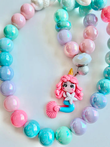 Pink Mermaid Necklace