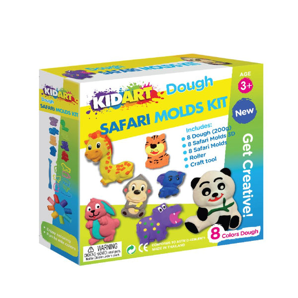 KidArt – Dough – Mold Kit Safari