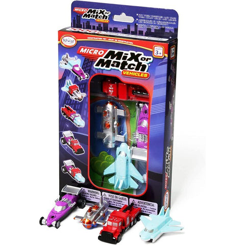 Micro Mix and Match - Vehicles Purple