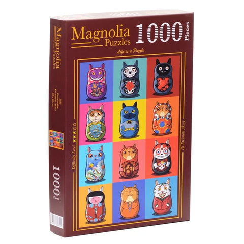 Magnolia Catryoshka Ercument Aksoy Special edition 1000pc puzzle