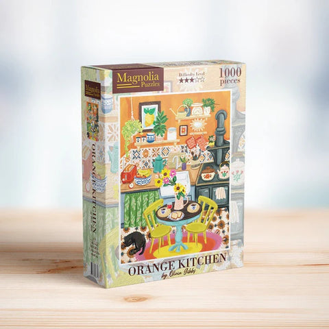 Magnolia Orange Kitchen Olivia Gibbs Special Edition 1000pc puzzle