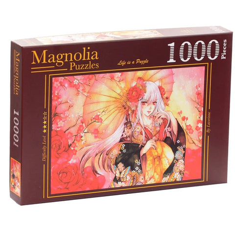 Magnolia Red Plum Laverinne Special Edition 1000pc Puzzle