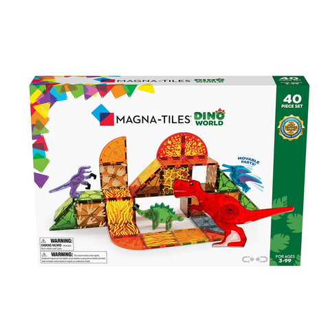 MAGNA-TILES - Dino World - 40 Piece Set