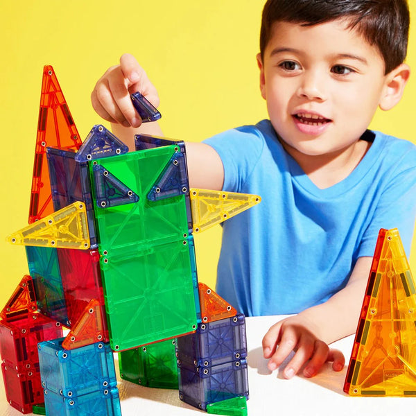 MAGNA-TILES - Combo + microMAGS - 62 Piece Set