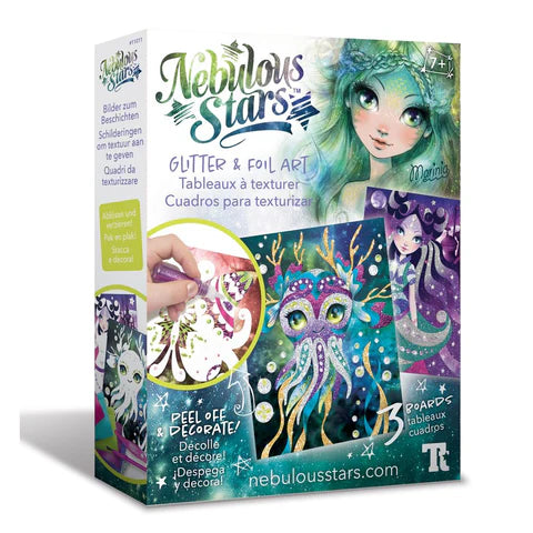Nebulous Stars - Glitter & Foil Art