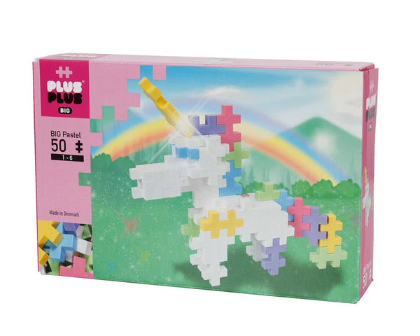 Plus-Plus - BIG Pastel Unicorn - 50 pcs