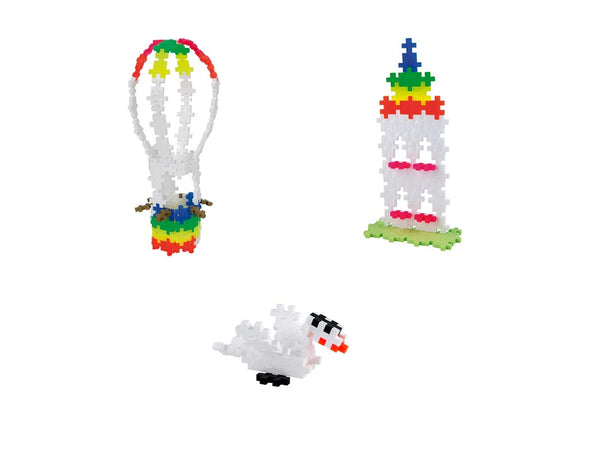 Plus-Plus - Pastel - Rainbow Hot Air Balloon - 360 pcs