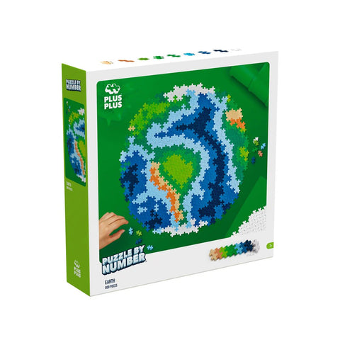 Plus-Plus - Puzzle by Number - Earth 800pcs