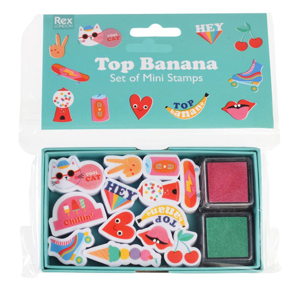 Rex London Set of Mini Stamps – Top Banana