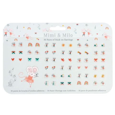 Rex London Stick on Earrings – Mimi and Milo