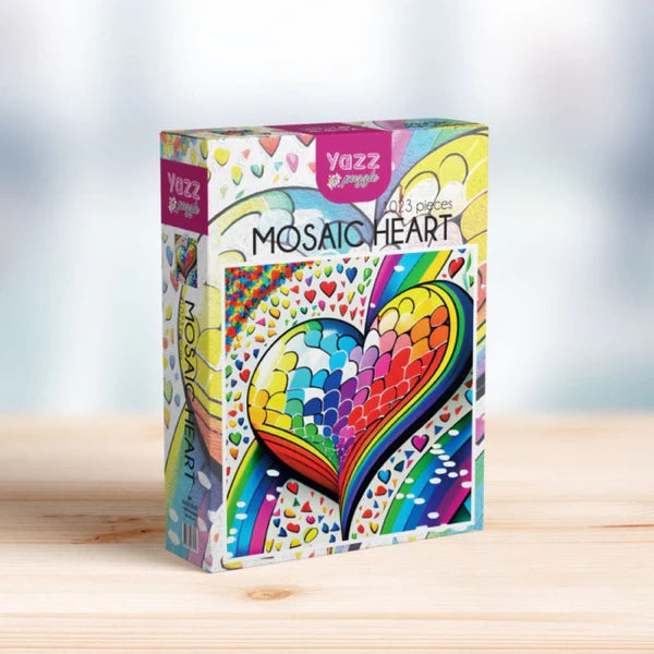 Yazz Puzzle - Mosaic Heart 1023pc