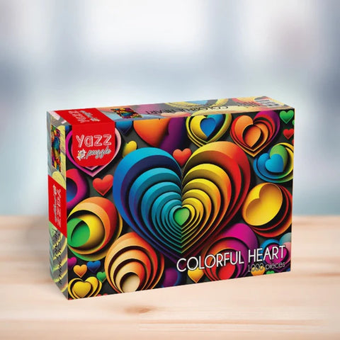 Yazz Puzzle - Colourful Heart 1000pc