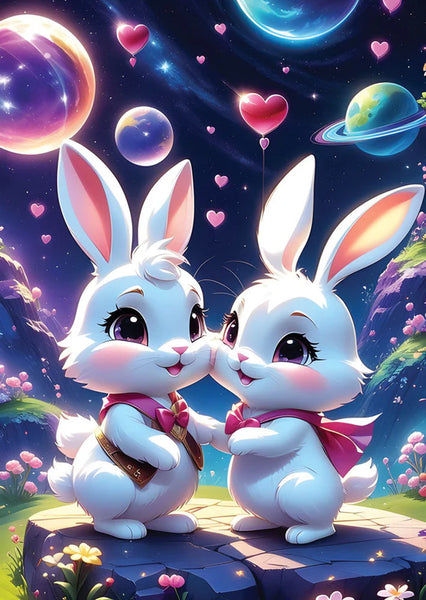 Yazz Puzzle - Bunnies in Love 1000pc