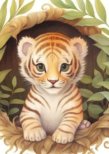 Yazz Puzzle - Cute Tiger 1000pc