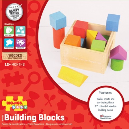 Bigjigs Toys - First Building Blocks