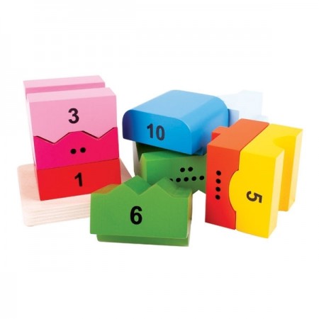 Bigjigs Toys- Number  Stacking Tower