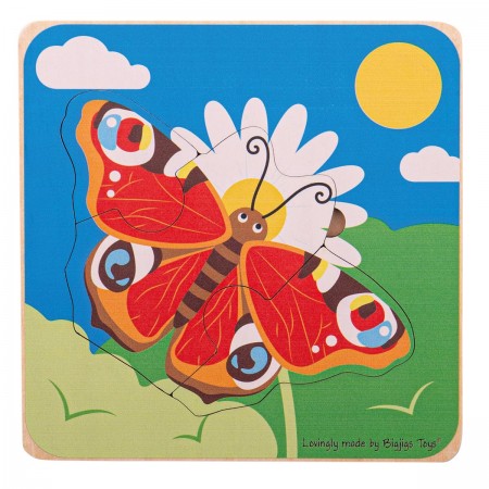 Bigjigs -  Lifecycle Layer Puzzle Butterfly