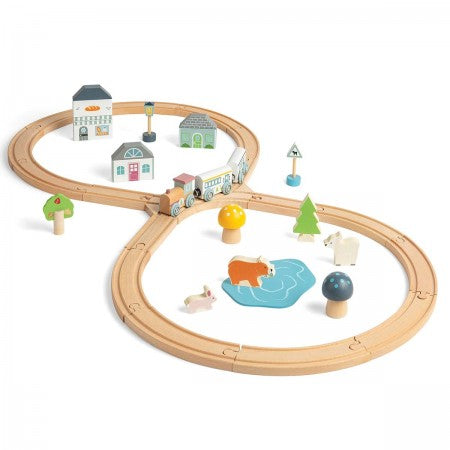 Bigjigs Rail- Simply Scandi Woodland Train Set