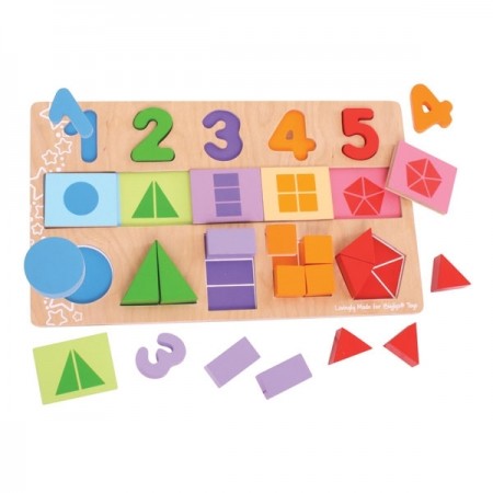 Bigjigs Toys - My First Fractions Puzzle