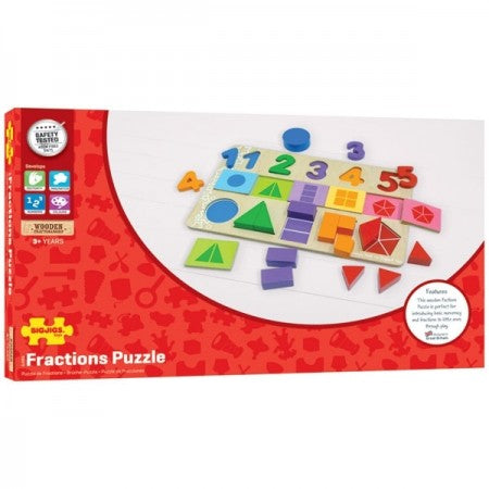 Bigjigs Toys - My First Fractions Puzzle