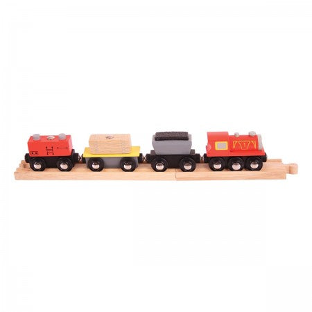 Bigjigs Toys- Wooden Freight Train