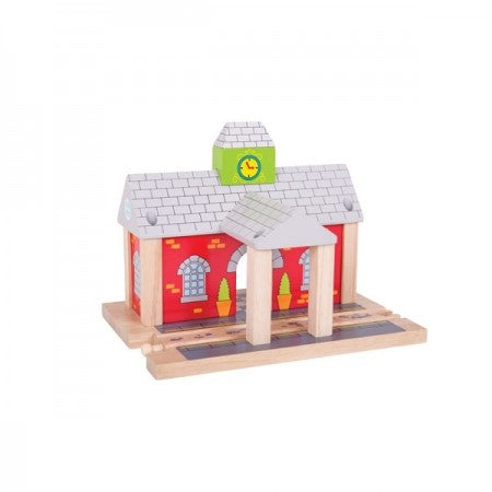 Bigjigs Toys- Wooden Railway Station