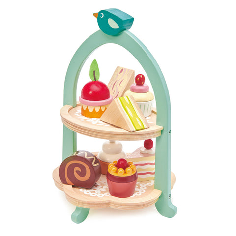 Tenderleaf Toys - Wooden Birdie Afternoon Tea Stand