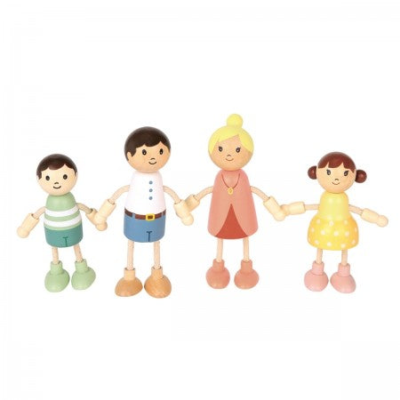 Wooden Doll Family