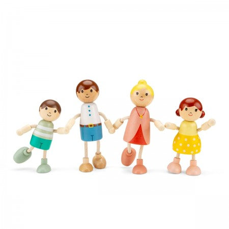 Wooden Doll Family