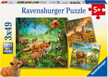 Rburg - Animals of the Earth 3x49pc