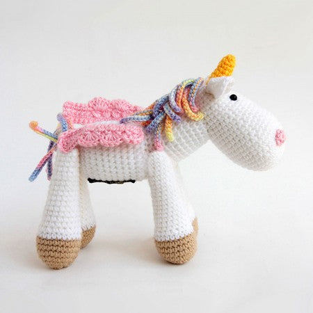 Rainbow Unicorn -  Cotton Crochet Plush Toy