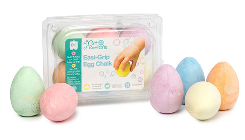 Easi-Grip Egg Chalk 6 Pack