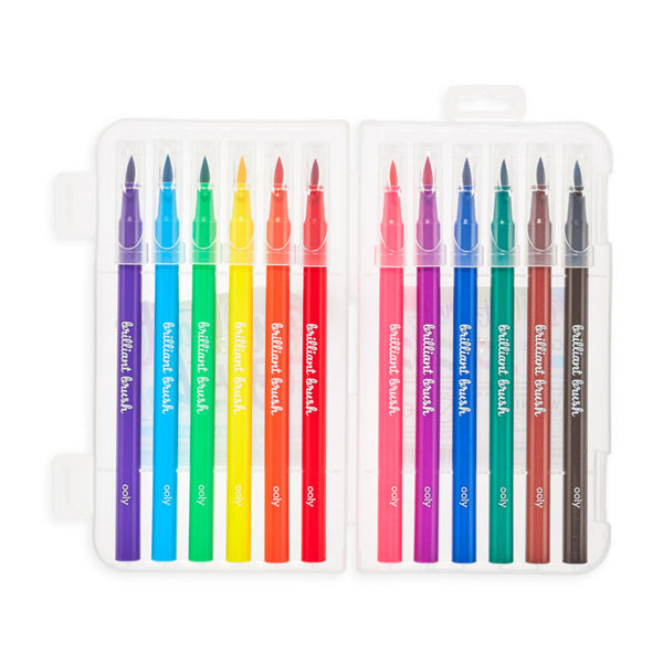 Ooly Markers – Brilliant Brush Markers /12