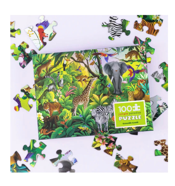 Holographic Puzzle 100 pc - Jungle Paradise