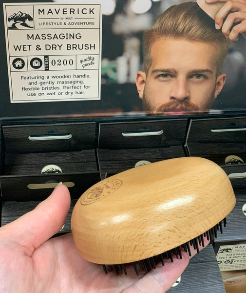 Maverick Massaging Wet & Dry Brush