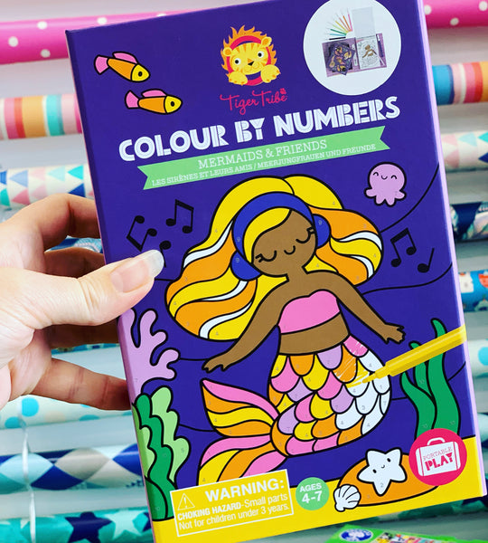 Colour by Numbers - Mermaids and Friends