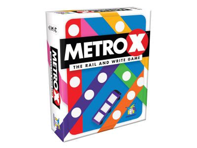 METRO X Rail & Write Game. card game